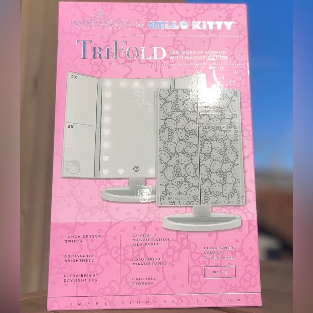Brand New Impressions Tri-Fold Mirror